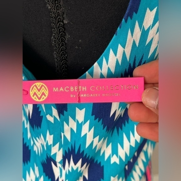 Macbeth Collection by Margaret Josephs Blue Dress - Picture 6 of 7